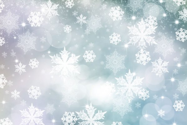 Снежный фон