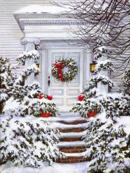 Крыльцо зимой