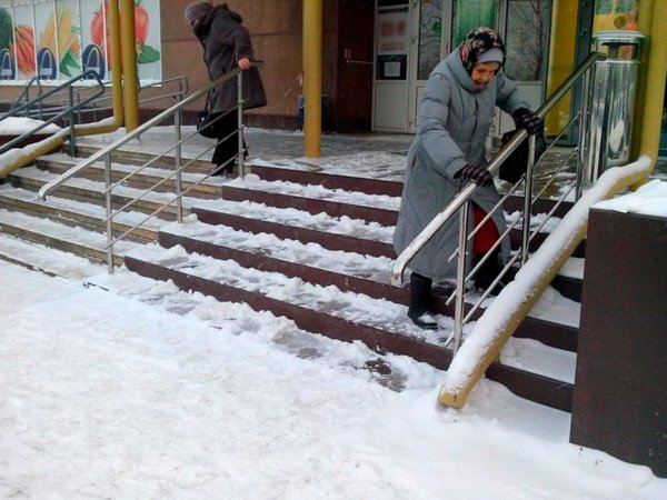 Скользкое крыльцо