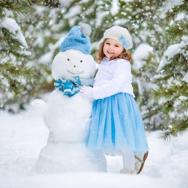 Детская зимняя фотосессия