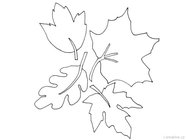 Осенние трафареты для вырезания