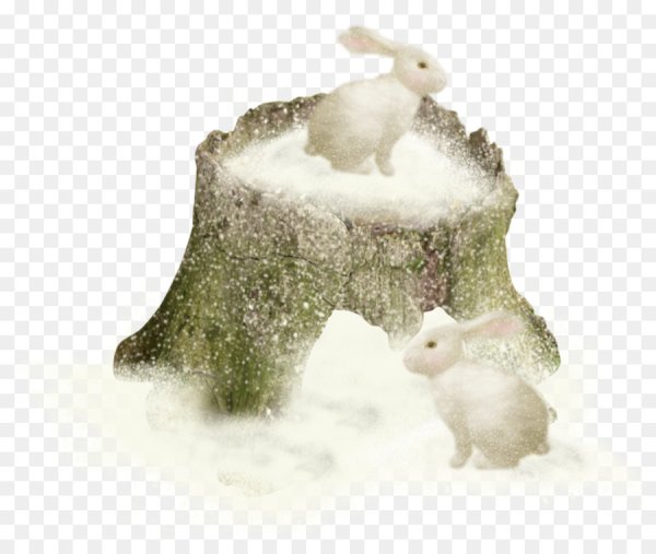 Снежный пенек