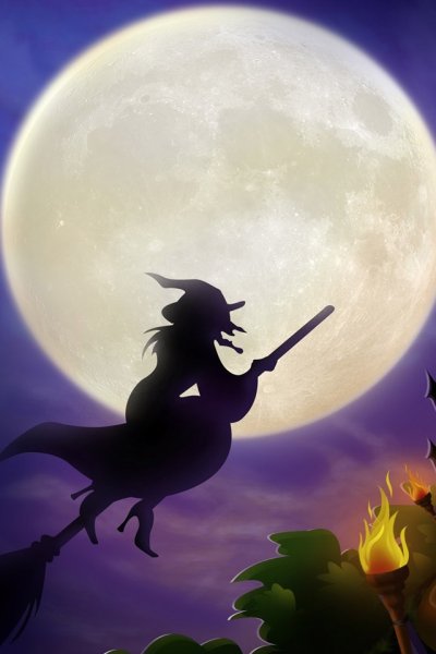 Полнолуние и ведьма