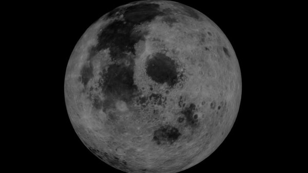 Темные пятна на Луне