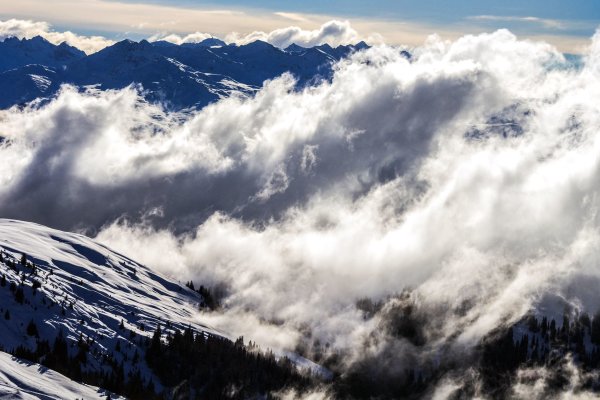 Снежные горы Кыргызстана