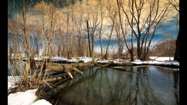 Природа Весна март