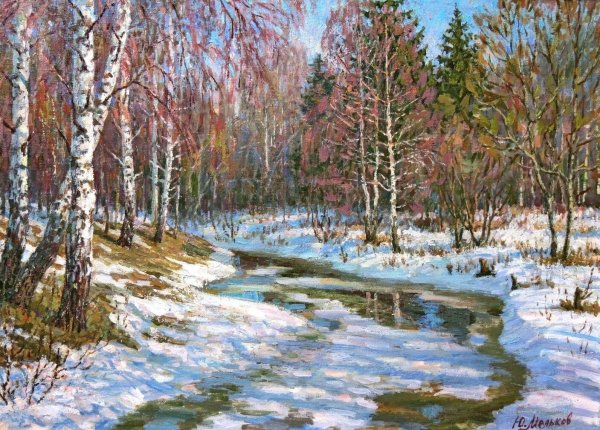 «Весна в лесу». Автор: Мельков Юрий.