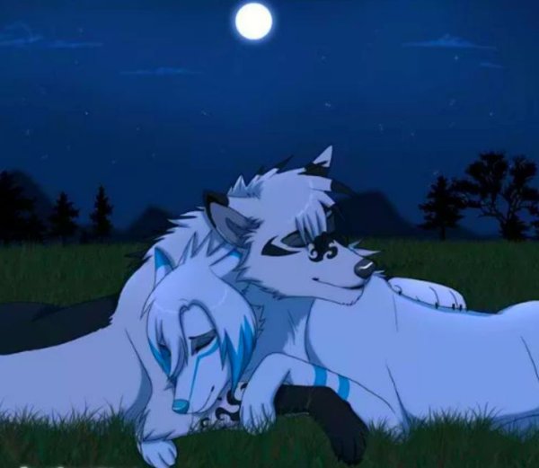 Аниме волки моон
