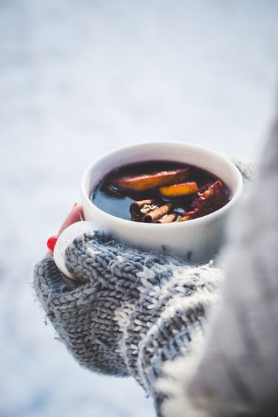 Чашка чая зимой