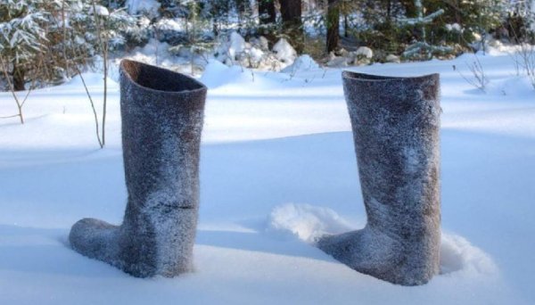 Валенки зима