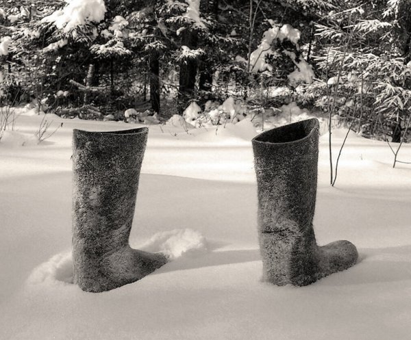 Валенки старые