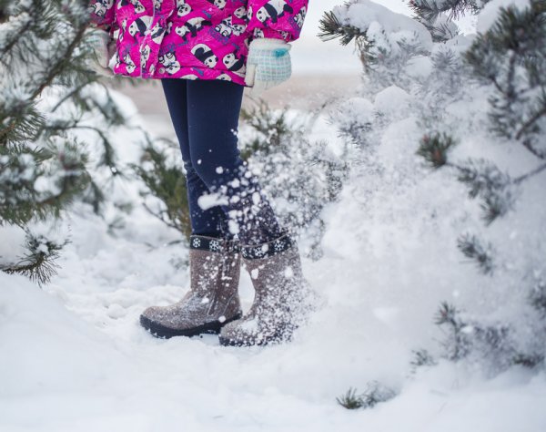 Ноги в снегу