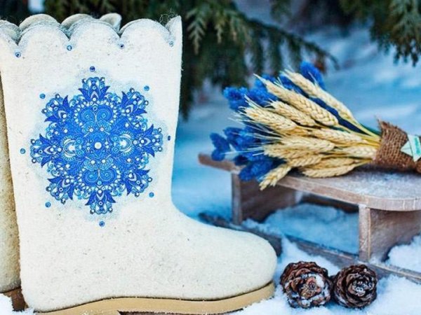 Валенки ноги тепло