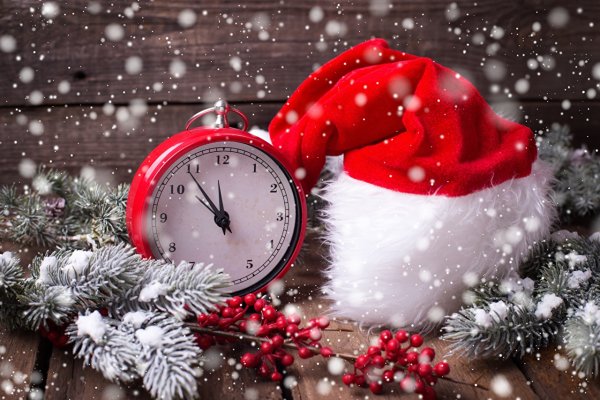 Новый год часы