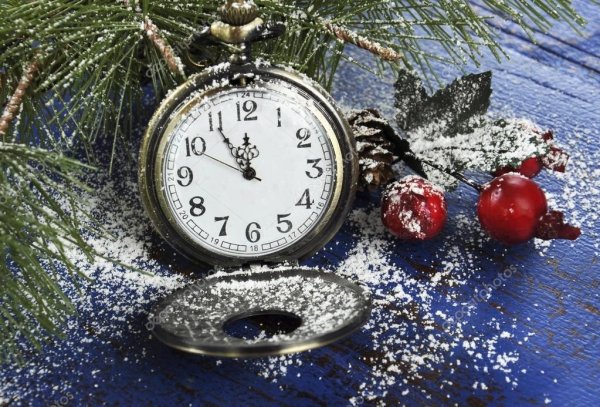 Карманные часы новый год