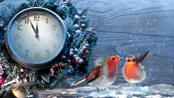 Часы новогодние