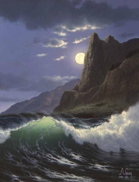 Море живопись Anthony Casay