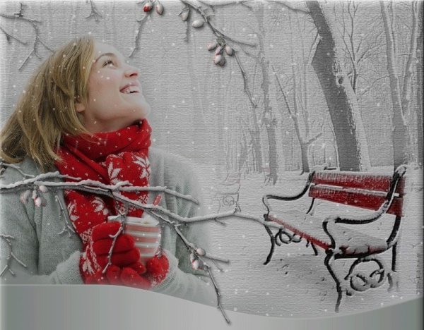 Снег кружится доброе утро