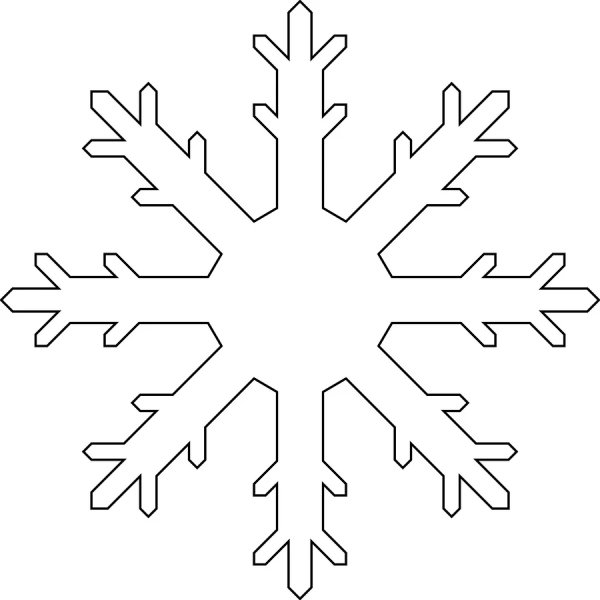 Трафарет «снежинки»