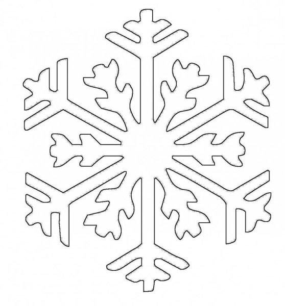 Снежинки на окна трафареты