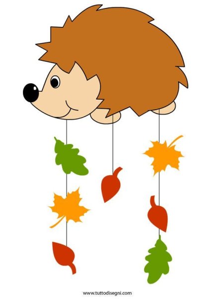 Ежик для украшения группы