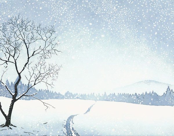 Нарисовать снег