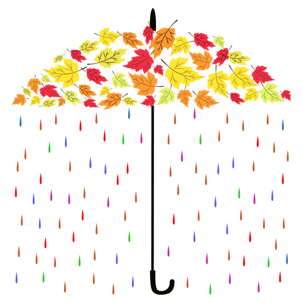 Волшебный зонтик осени