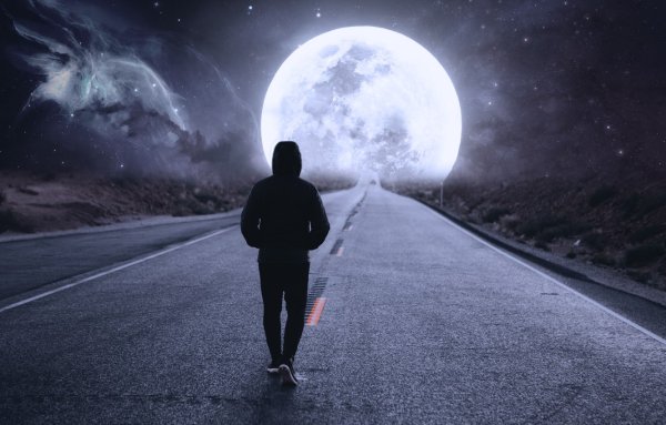 Человек на Луне