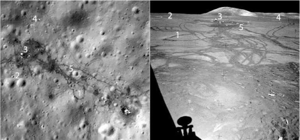 Спутник LRO снимки Луны