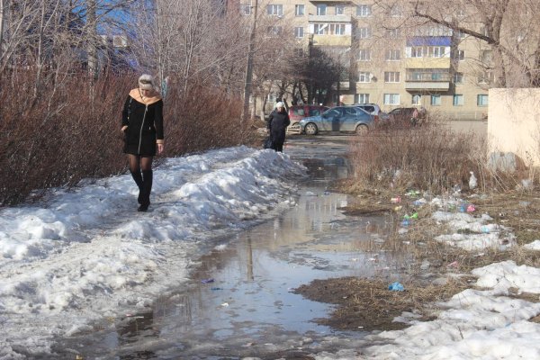 Весна в городе Карталы