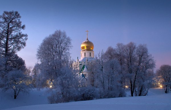 Колпино храм зима