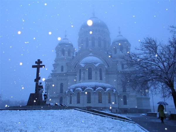 Храм кафедральный собор Новочеркасский зимний