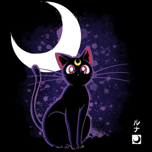 Кошка Луна из Сейлор Мун