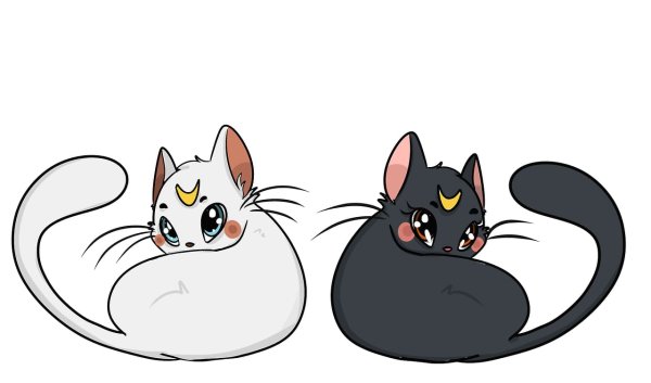 Сейлормун кошка Луна