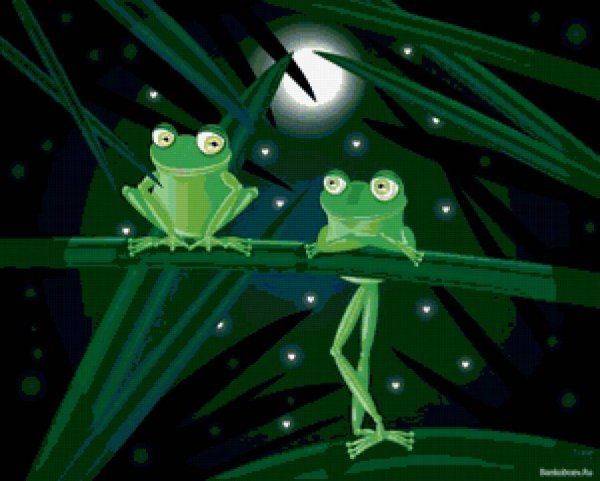 Спокойной ночи лягушка