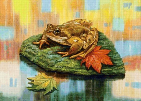 Жаба живопись