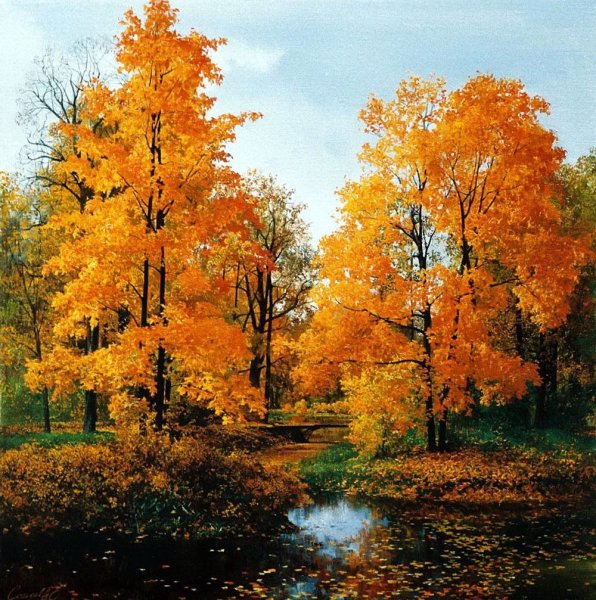 Картина осень