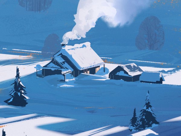 Снежный дым