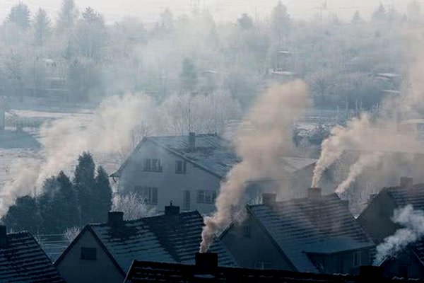 Загрязнение воздуха отопление домов