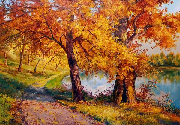 Картина осень