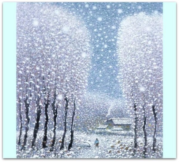 Падают первые снежинки