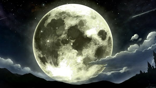 Красивая Луна