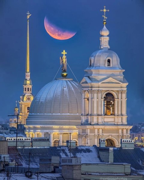 Ангел на Церковь Святой Екатерины в Санкт-Петербурге на Васильевском