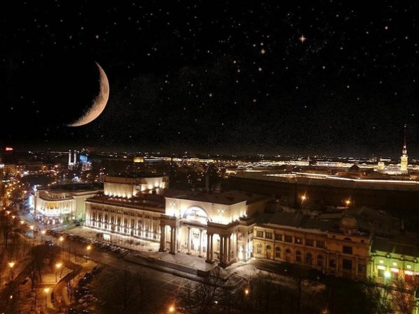 Звездное небо над Питером