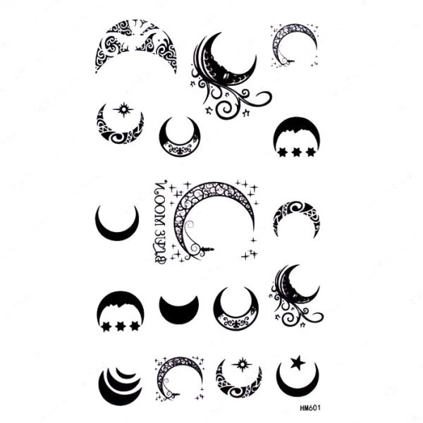 Тату Луна эскизы