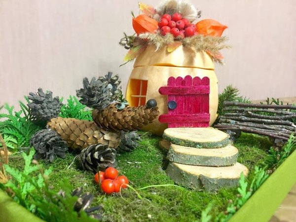 Осенние поделки из природного материала