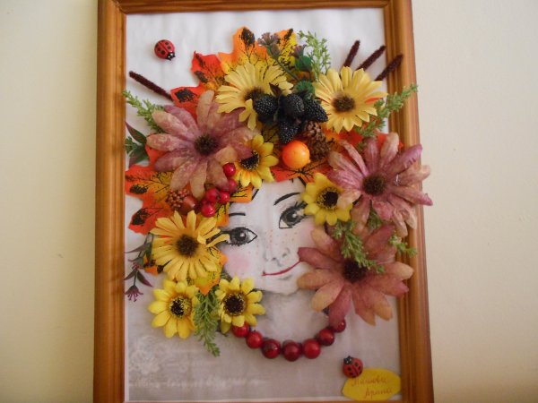 Осеннее панно в детский сад