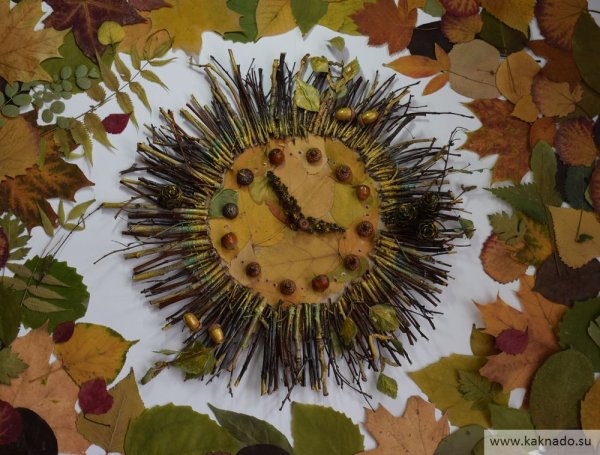 Поделки из осенних материалов