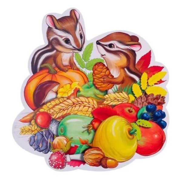 Осенние зверюшки для детей