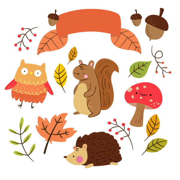 Атрибуты осени для детей